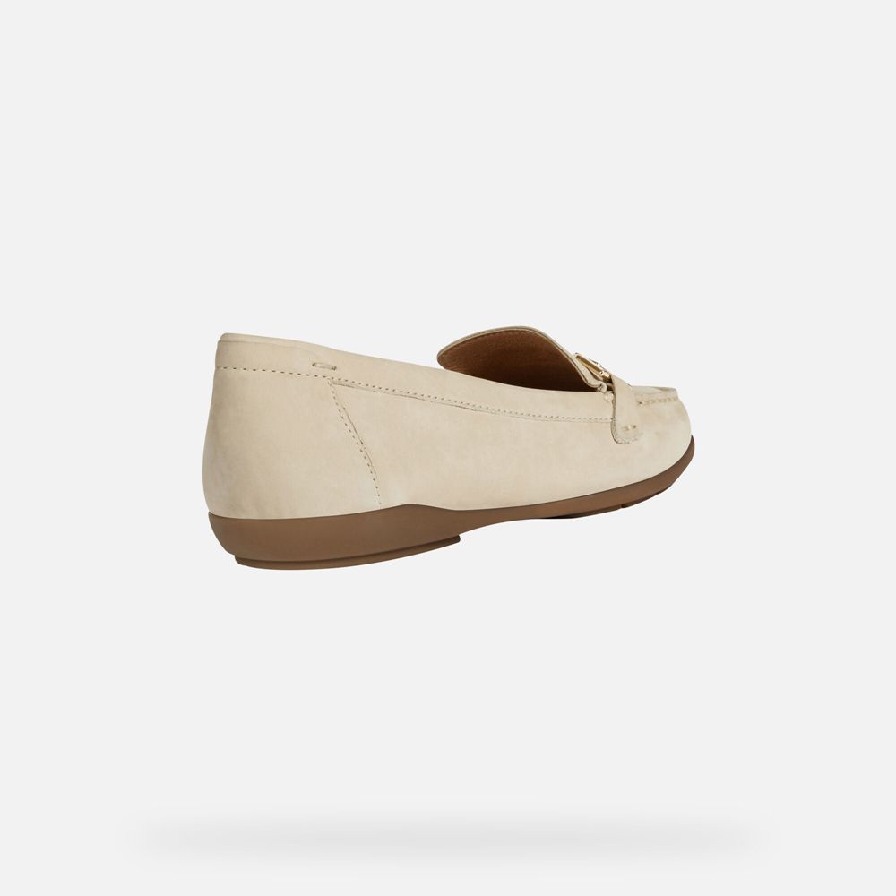 Geox Bayan Loafers Bej Rengi - Annytah - BZF-461378